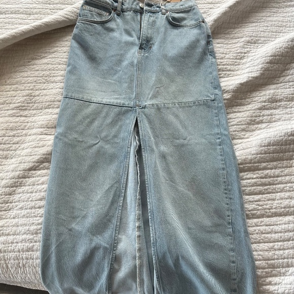 Reformation Tazz Maxi Skirt; Tahoe 27 - Picture 3 of 6